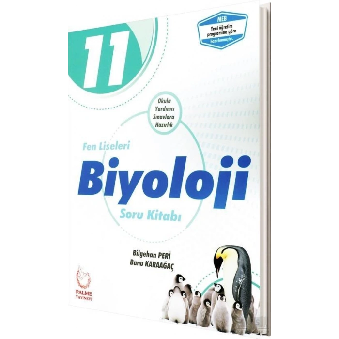 11.Sınıf Fen Liseleri Biyoloji Soru Kitabı(İADESİZ) Palme Yayınları