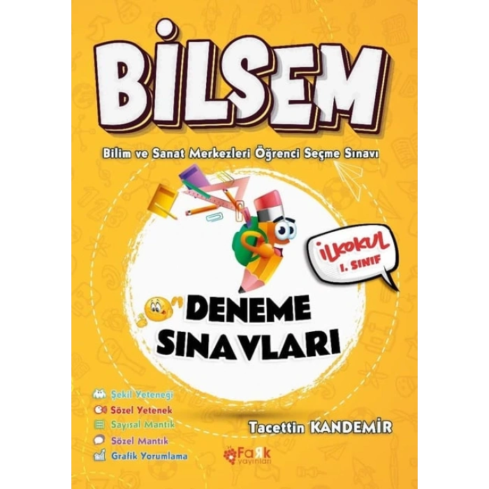 1.Sınıf Bilsem Deneme - Tacettin Kandemir - Fark Yayınları