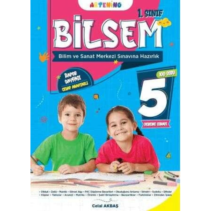 1.Sınıf Bilsem Hazırlık Deneme 5 li 2025 - Artenino