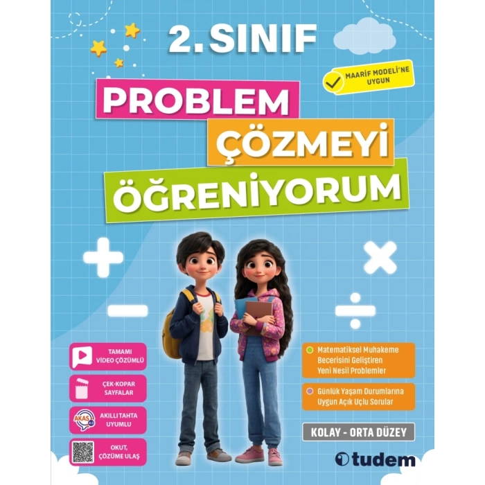 2.Sınıf Problem Çözmeyi Öğreniyorum-Tudem Yayınları