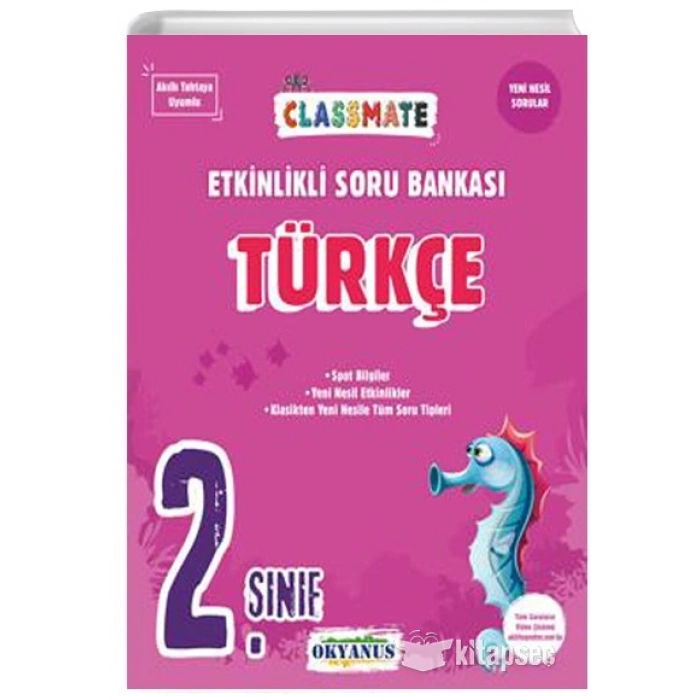 2.Sınıf Türkçe Soru Classmate - Okyanus Yayınları