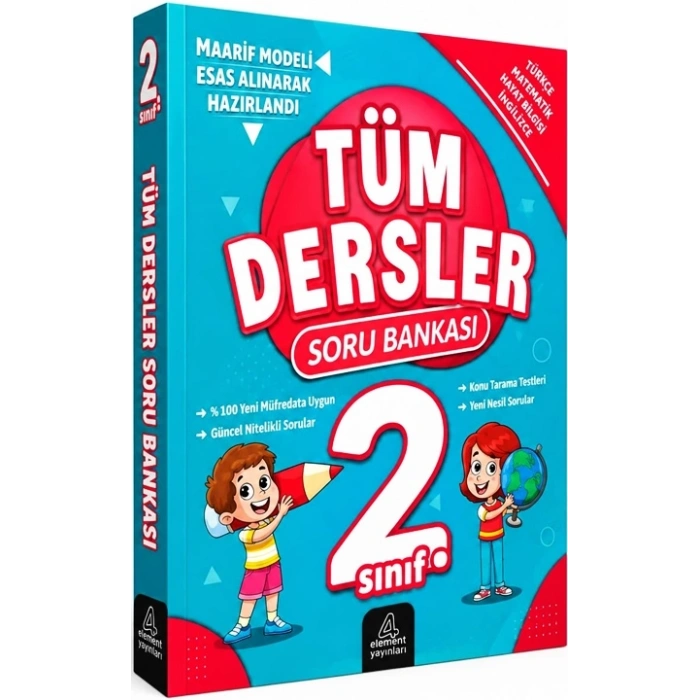 2.Sınıf Tüm Dersler Soru Bankası-Elemen Yayınları