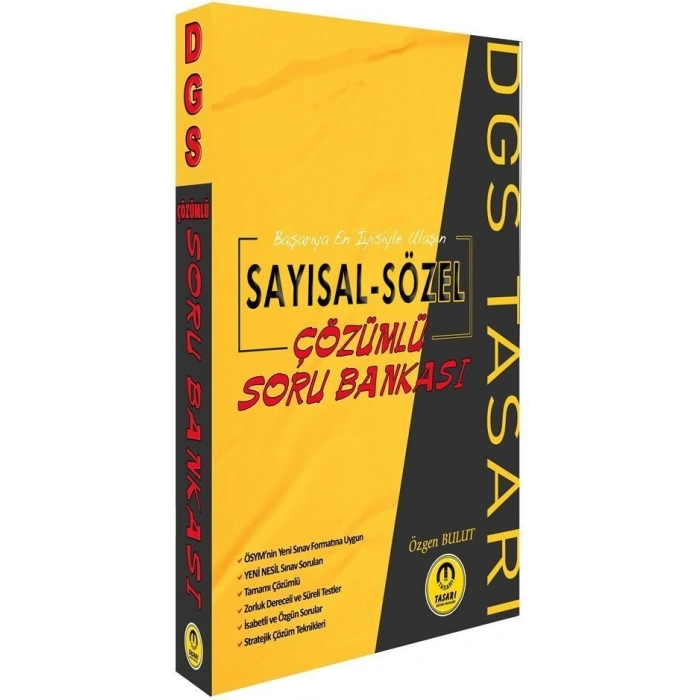 2022-2023 DGS Sayısal-Sözel Soru Bankası Çözümlü - Tasarı Yayınları