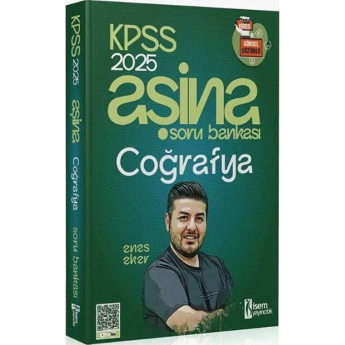 2025 KPSS Coğrafya Soru Bankası Aşina - İsem Yayınları