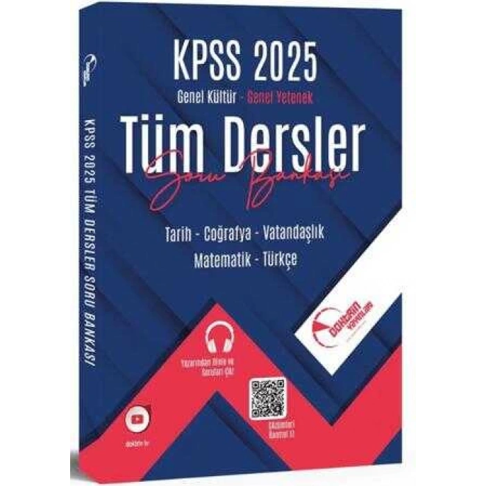 2025 KPSS Lisans Soru Bankası Tek Kitap - Doktrin Yayınları