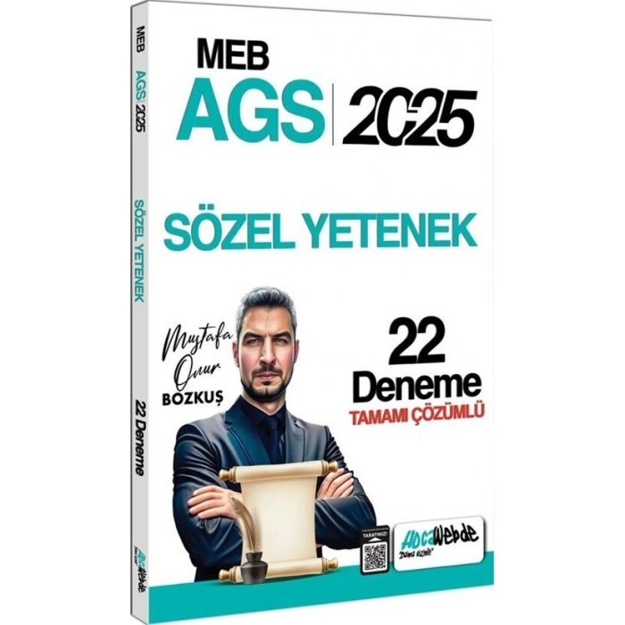 2025 KPSS Sözel Yetenek 22 Deneme Sınavı -Hoca Webde Yayınları