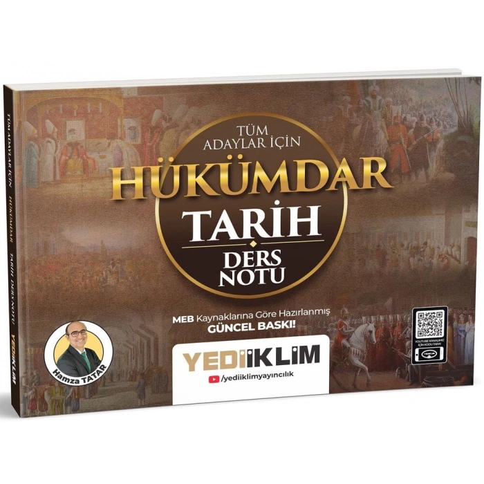 2025 Tüm Adaylar İçin Hükümdar Tarih Ders Notu - Yediiklim Yayınları