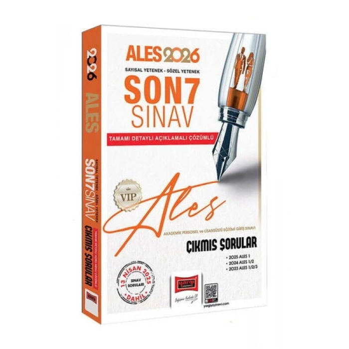 2026 ALES Son 7 Yıl Fasikül Çıkmış Soru VİP - Yargı Yayınları