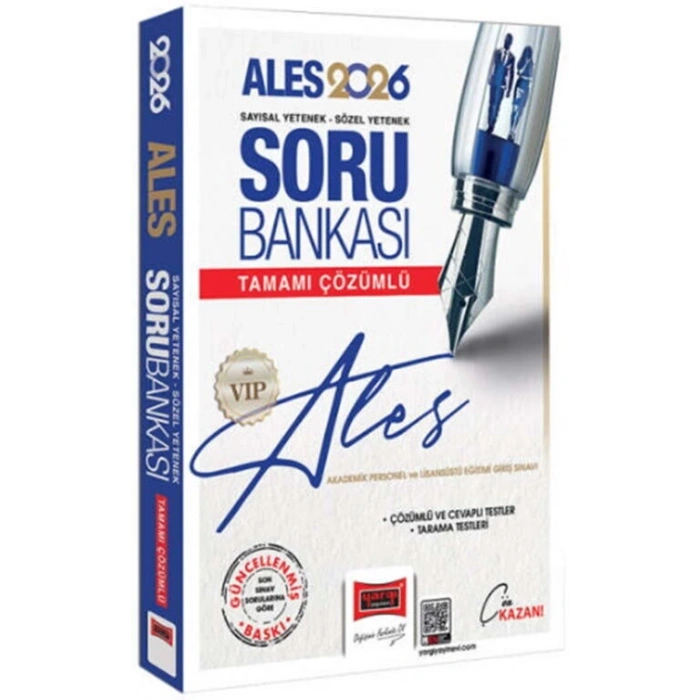 2026 ALES Vip Sayısal-Sözel Yetenek Soru Bankası-Yargı Yayınları