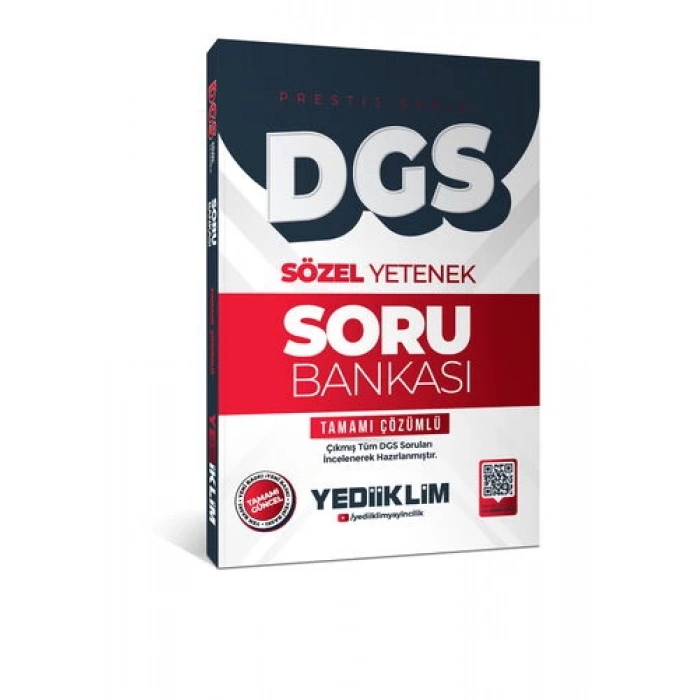2026 DGS Prestij Sözel Yetenek Soru Bankası- Yediiklim Yayınları