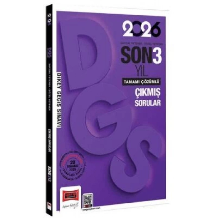 2026 DGS Sayısal Sözel 3 Yıl Çıkmış Sorular-Yargı Yayınları