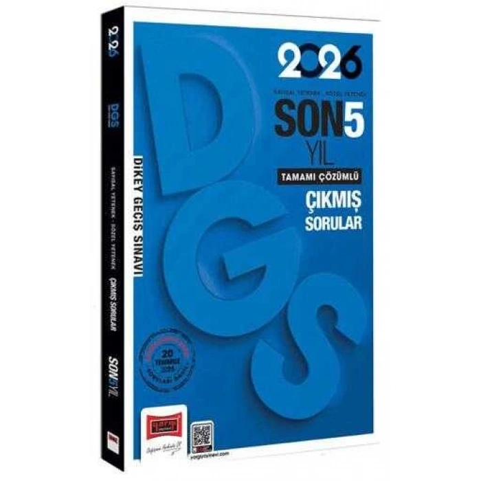 2026 DGS Sayısal Sözel 5 Yıl Çıkmış Sorular-Yargı Yayınları