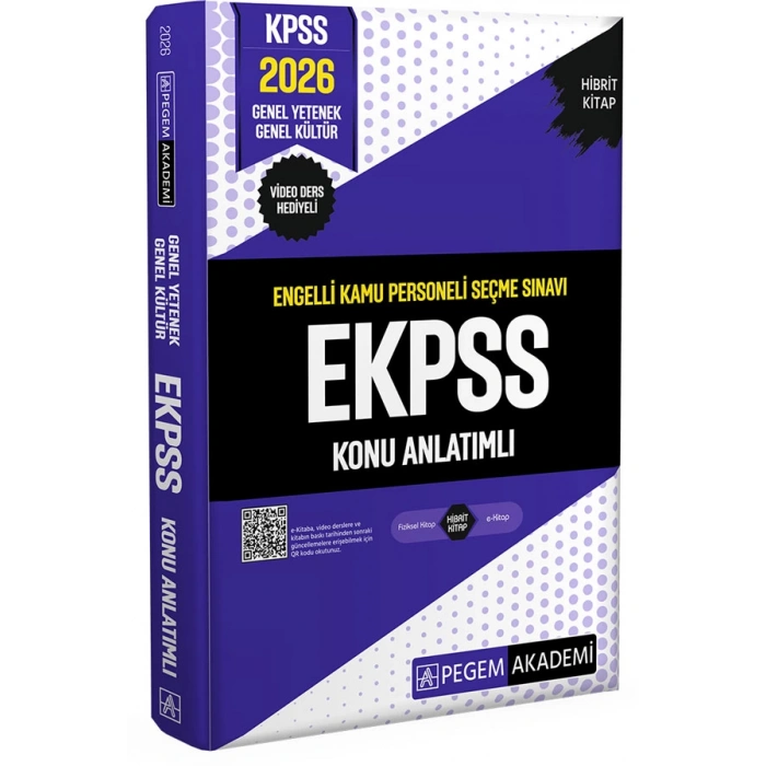 2026 E-KPSS Engelli Kamu Personeli Seçme Sınavı Konu -Pegem Akademi