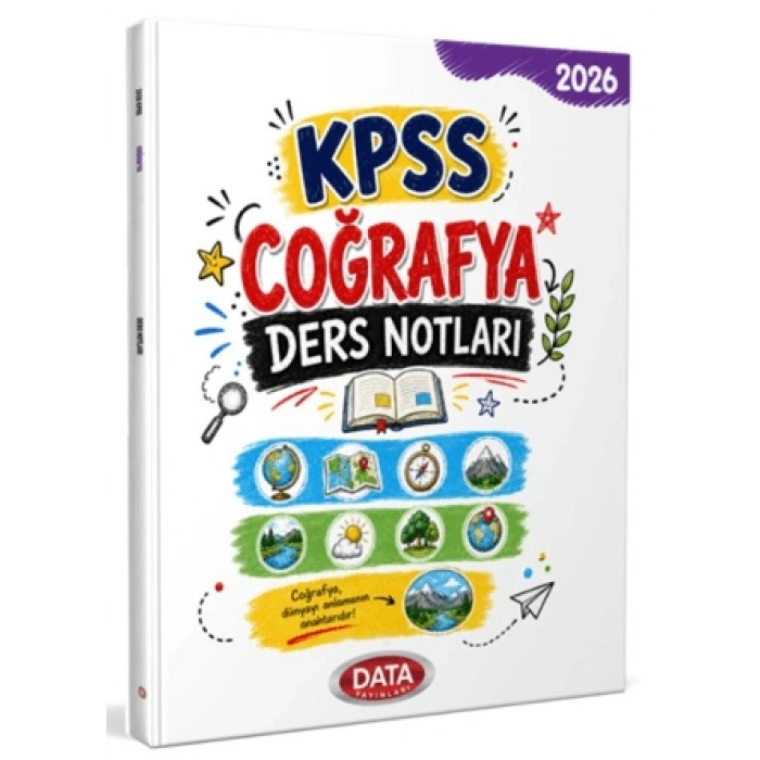 2026 KPSS Coğrafya Ders Notları-Data Yayınları