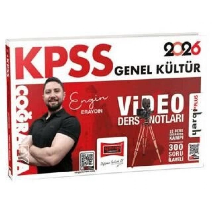 2026 KPSS Genel Kültür Coğrafya Video Ders Notları-Yargı Yayınları