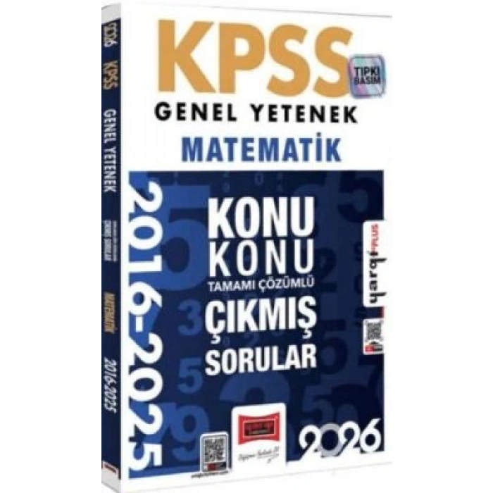 2026 KPSS Genel Yetenek Matematik Çıkmış Sorular-Yargı Yayınları