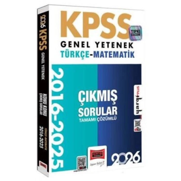 2026 KPSS Genel Yetenek Türkçe Matematik Çıkmış Sorular-Yargı Yayıları