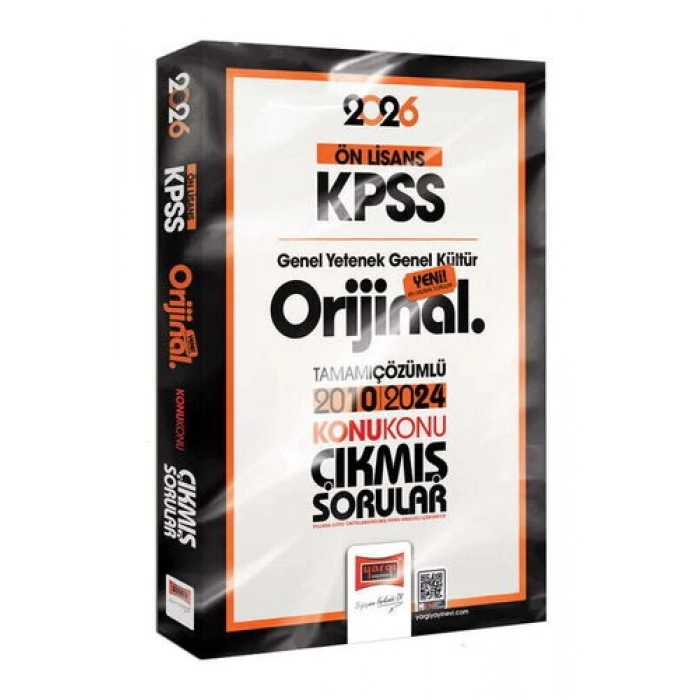 2026 KPSS Lise Önlisans Konu Konu Çıkmış Soru (2010-2024) - Yargı Yayınları
