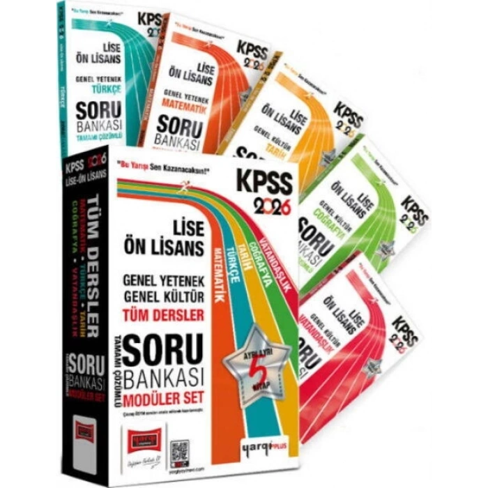 2026 KPSS Lise Önlisans Tüm Dersler Çözümlü Soru Set-Yargı Yayınları