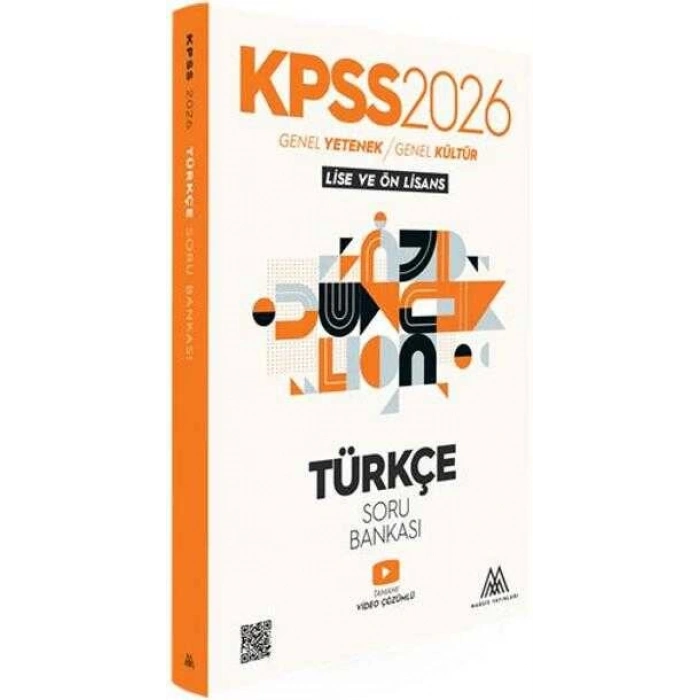 2026 KPSS Lise ÖnLisans Türkçe Soru Bankası-Marsis Yayınları