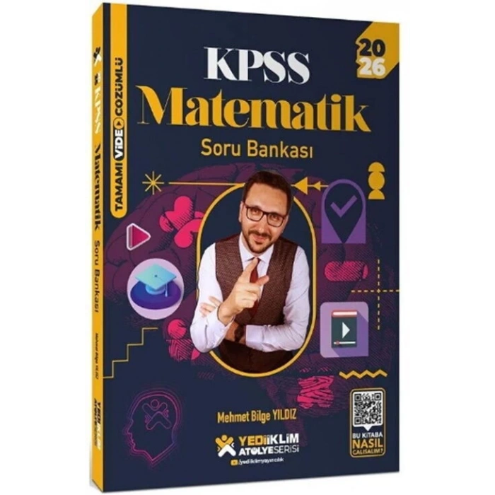 2026 KPSS Matematik Tamamı Çözümlü Soru Atölye-Yediiklim Yayınları