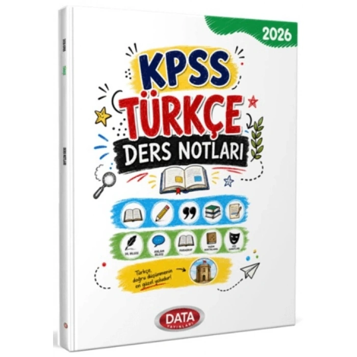 2026 KPSS Türkçe Ders Notları-Data Yayınları