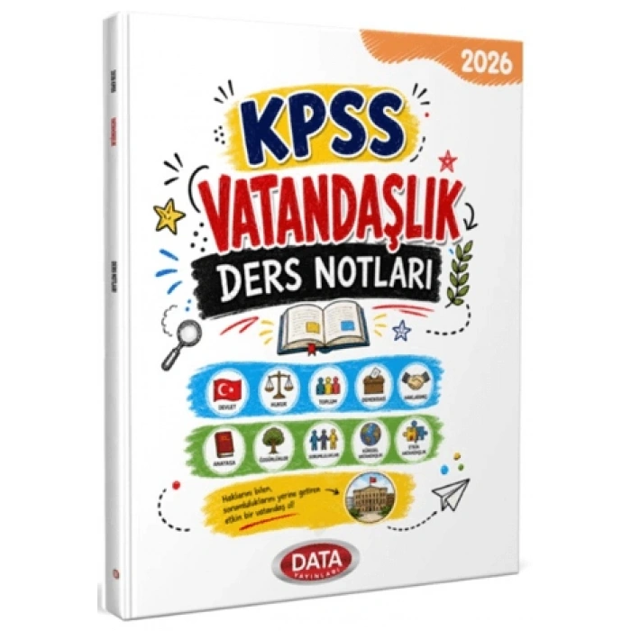 2026 KPSS Vatandaşlık Ders Notları-Data Yayınları