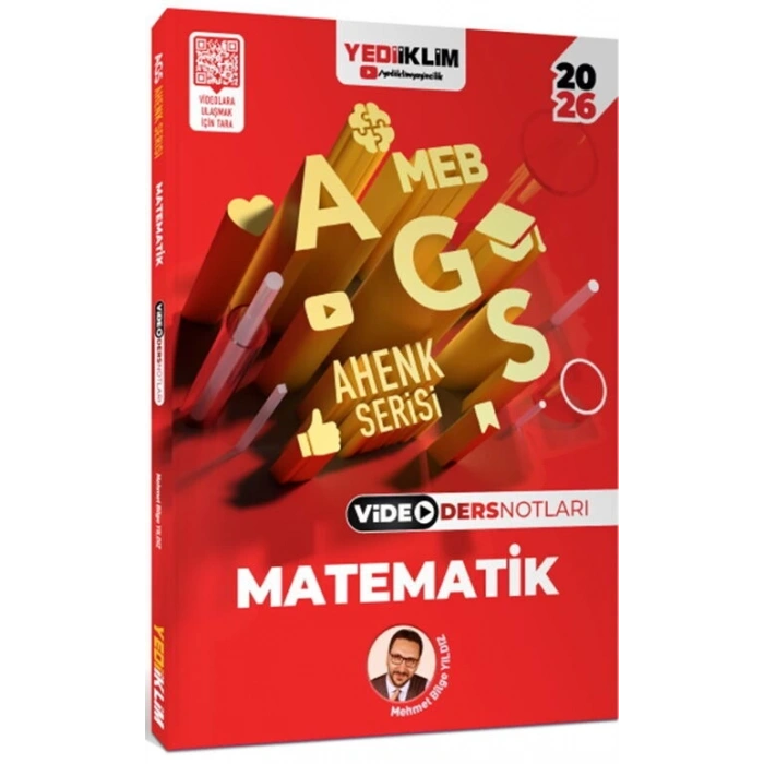 2026 MEB AGS Ahenk Serisi Matematik Video Ders Notları- Yediiklim Yayınları