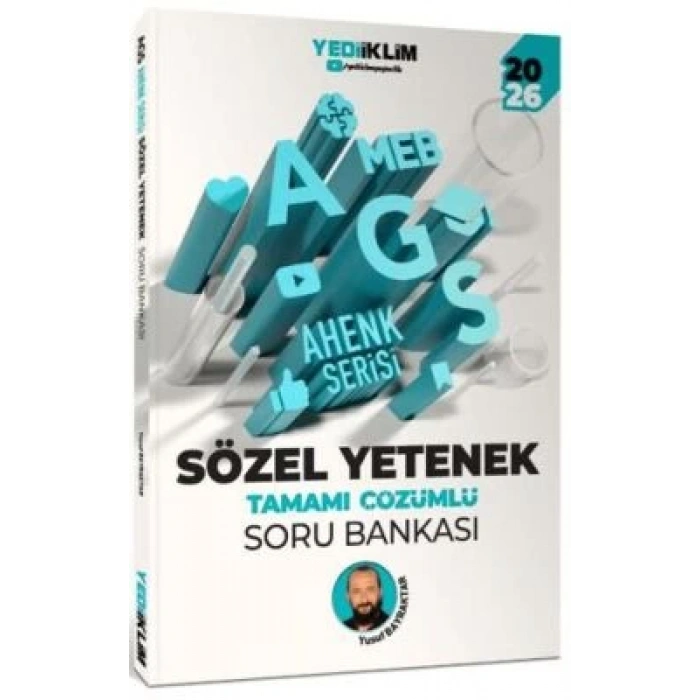 2026 MEB-AGS Ahenk Sözel Yetenek Soru-Yediiklim Yayınları
