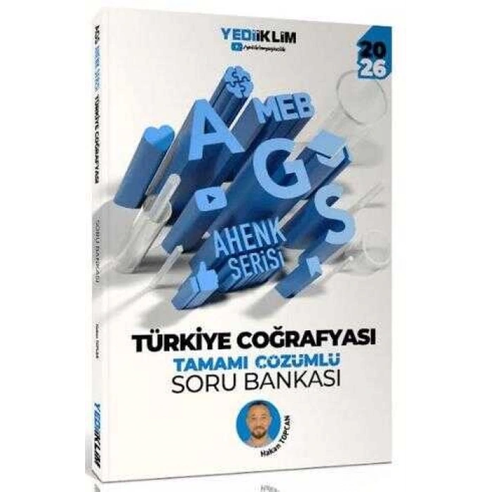 2026 MEB-AGS AHENK Türkiye Coğrafyası Soru-Yediiklim Yayınları