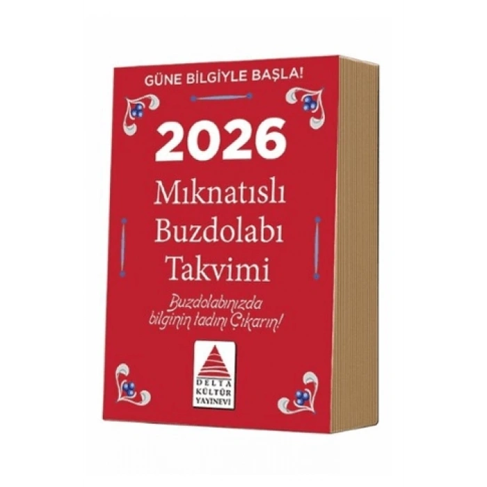 2026 MIKNATISLI BUZDOLABI TAKVİMİ - DELTA KÜLTÜR