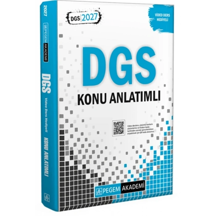 2027 DGS Konu Anlatımlı (Video Ders Hediyeli)-Pegem Akademi