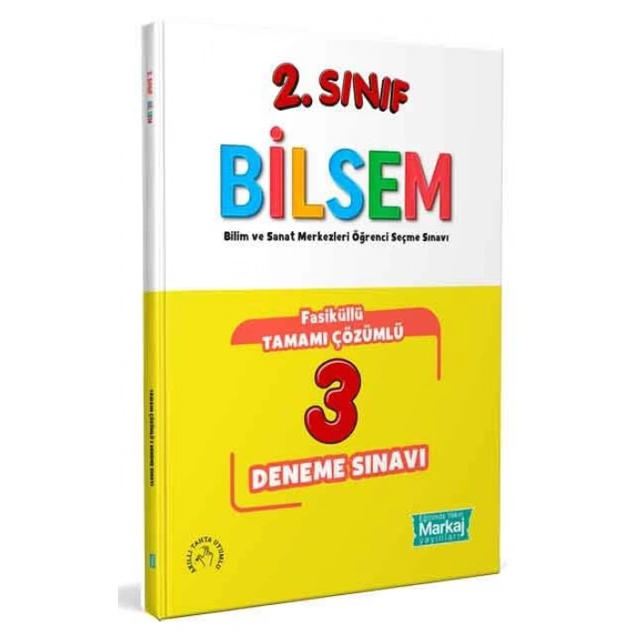 2.Sınıf Bilsem Deneme Çözümlü 3 lü-Markaj Yayınları