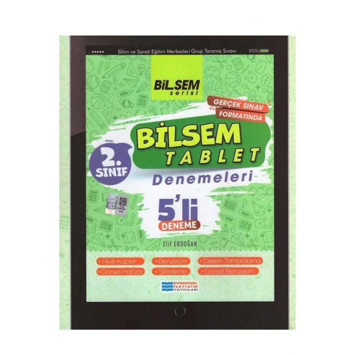 2.Sınıf Bilsem Tablet 5 li Deneme - Evrensel İletişim Yayınları