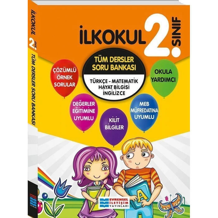 2.Sınıf Tüm Dersler Soru Bankası Evrensel İletişim Yayınları