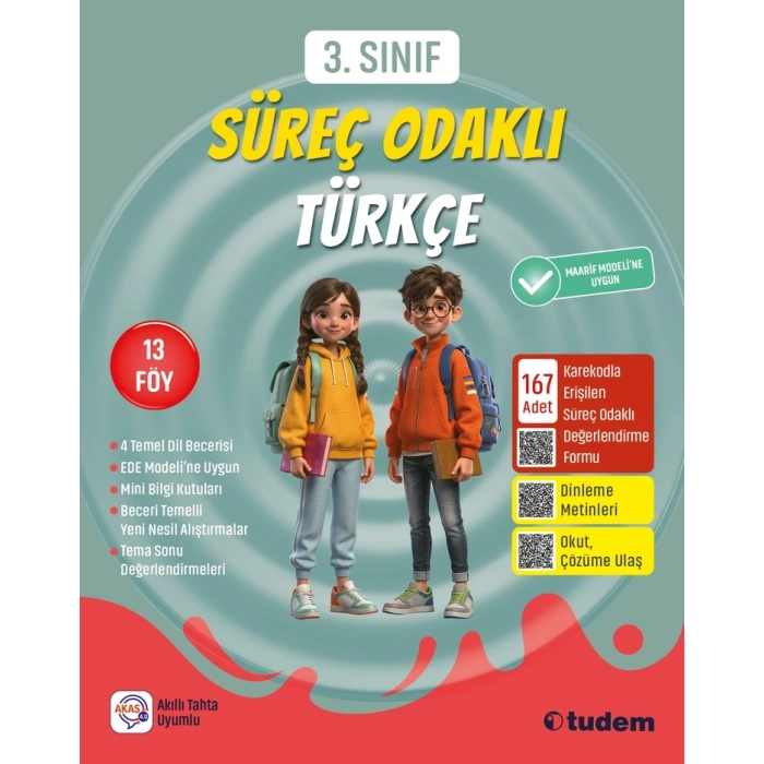3. Sınıf Süreç Odaklı Türkçe-Tudem Yayınları