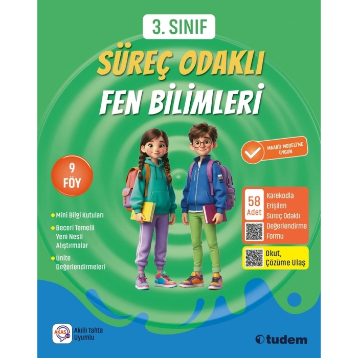 3. Sınıf Süreç Odaklı Fen Bilimleri-Tudem Yayınları
