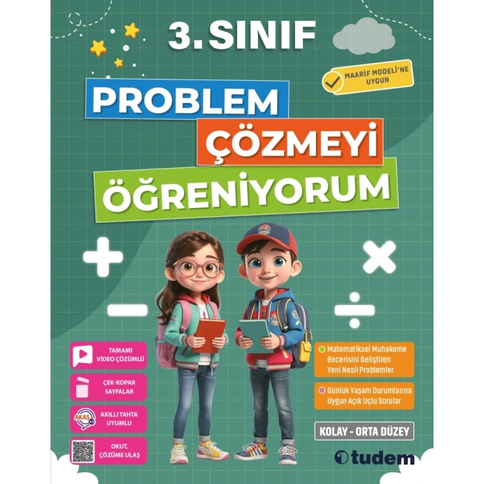 3.Sınıf Problem Çözmeyi Öğreniyorum-Tudem Yayınları