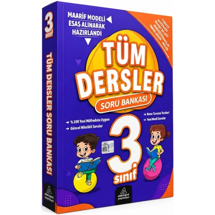 3.Sınıf Tüm Dersler Soru Bankası - Element Yayınları