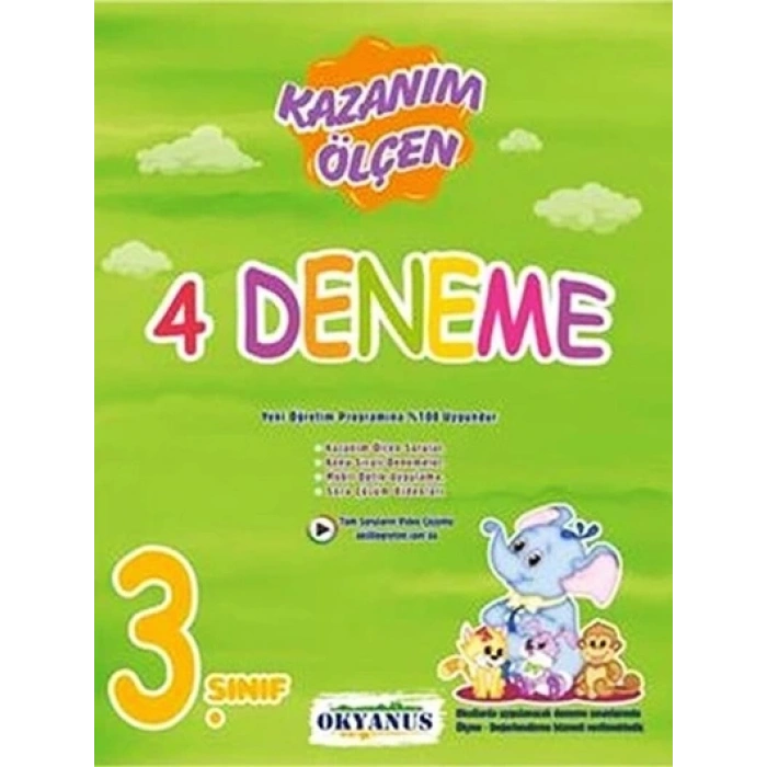 3.Sınıf 4lü Deneme - Okyanus Yayınları