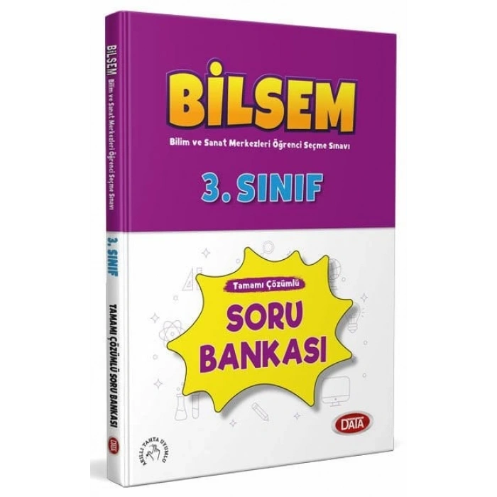 3.Sınıf Bilsem Soru Bankası Tamamı Çözümlü Yeni Tarz - Data Yayınları