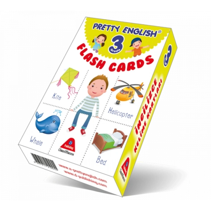 3.Sınıf İngilizce Dil Kartı Pretty English - Damla Yayınları