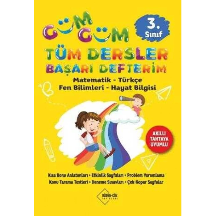 3.Sınıf Tüm Dersler Başarı Defterim-Düşün-Çöz Yayınları