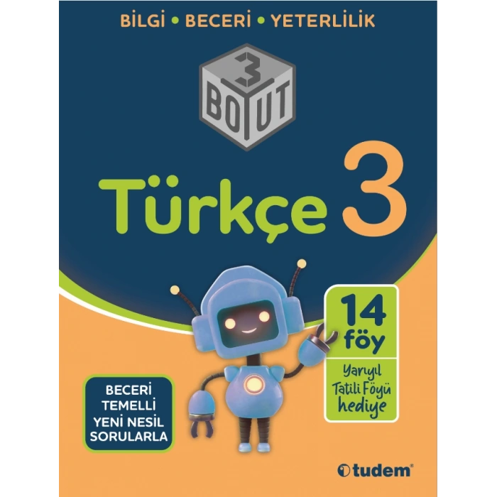 3.Sınıf Türkçe 3 Boyut-Tudem Yayınları