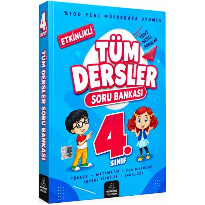 4.Sınıf Tüm Dersler Soru Bankası - Element Yayınları