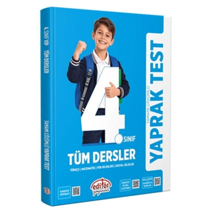 4.Sınıf Tüm Dersler Yaprak Test- Editör Yayınları