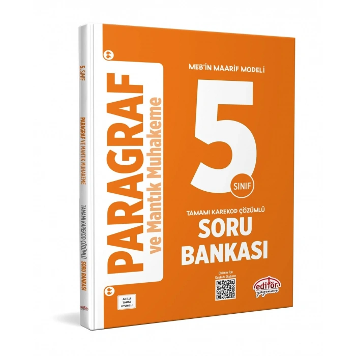 5.Sınıf Paragraf ve Mantık Muhakeme Soru Bankası - Editör Yayınları