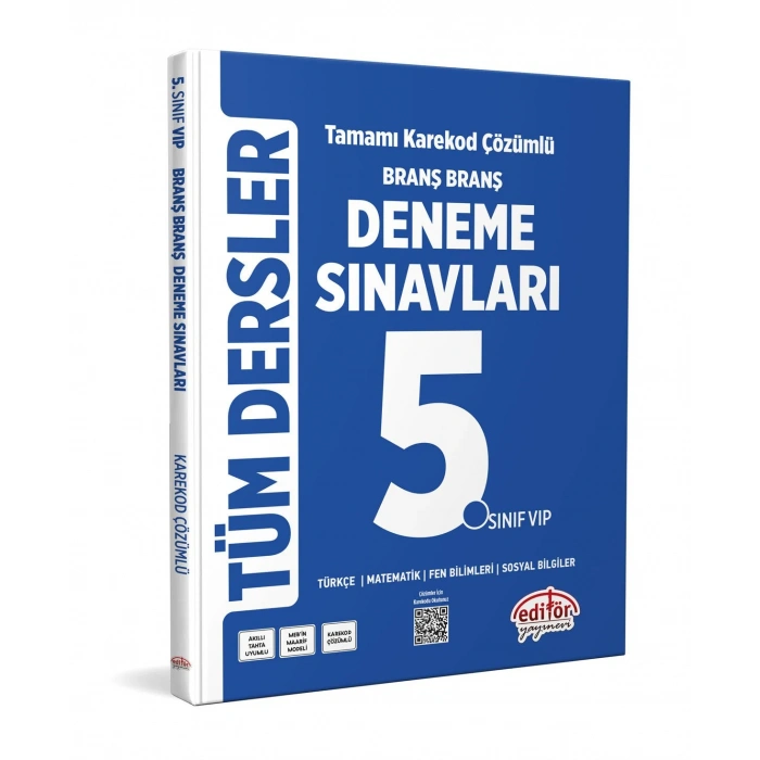 5.Sınıf Branş Branş Tüm Dersler Deneme Sınavları-Editör Yayınları