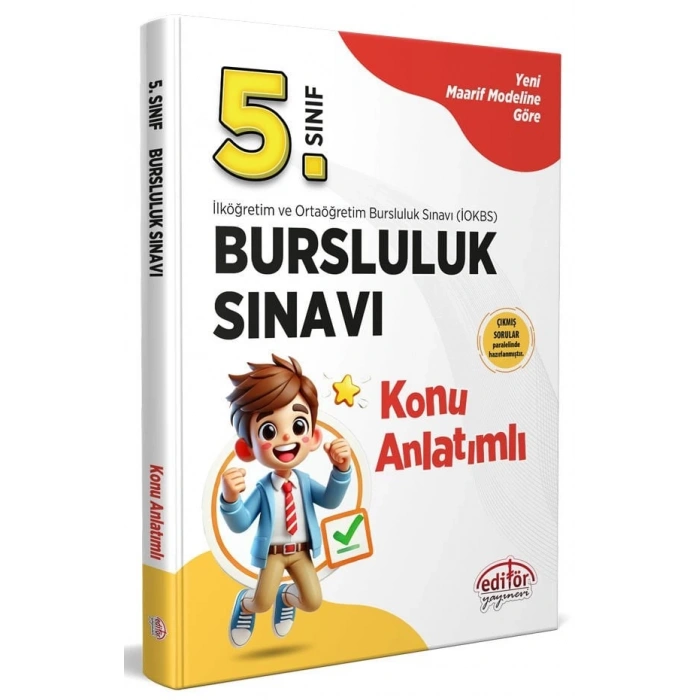 5.Sınıf Bursluluk Konu Anlatımlı İOKBS - PYBS - Editör Yayınları