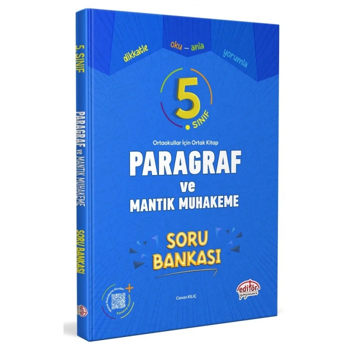 5.Sınıf Paragraf ve Mantık Muhakeme Soru Bankası - Editör Yayınları